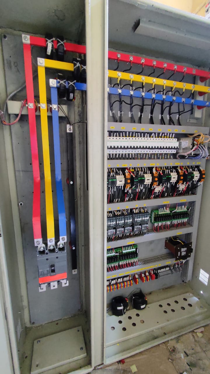 Distribution Panel Bus Bar and Contactors
