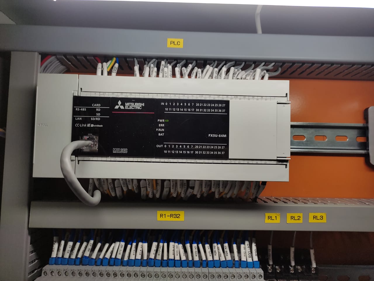Mitsubishi MELSEC FX5U PLC Wiring