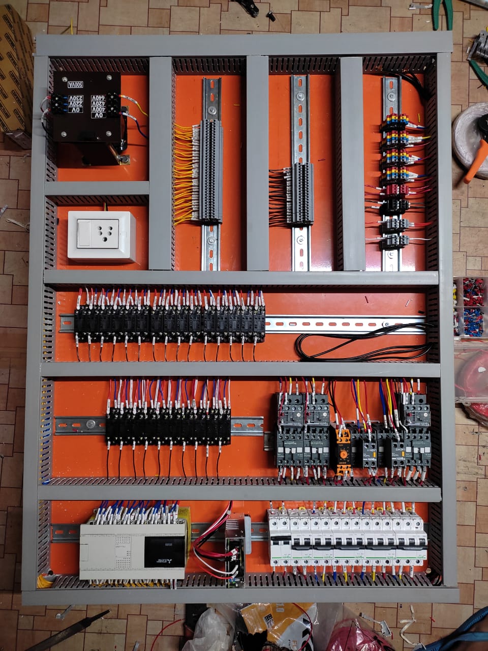 PLC Panel Assembly Layout