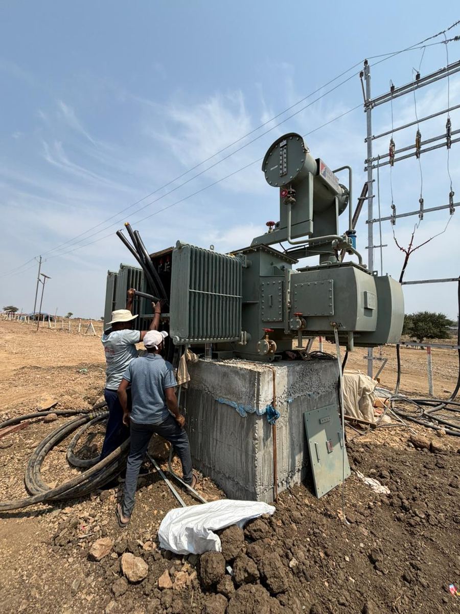 MIPRA Controls team — transformer commissioning